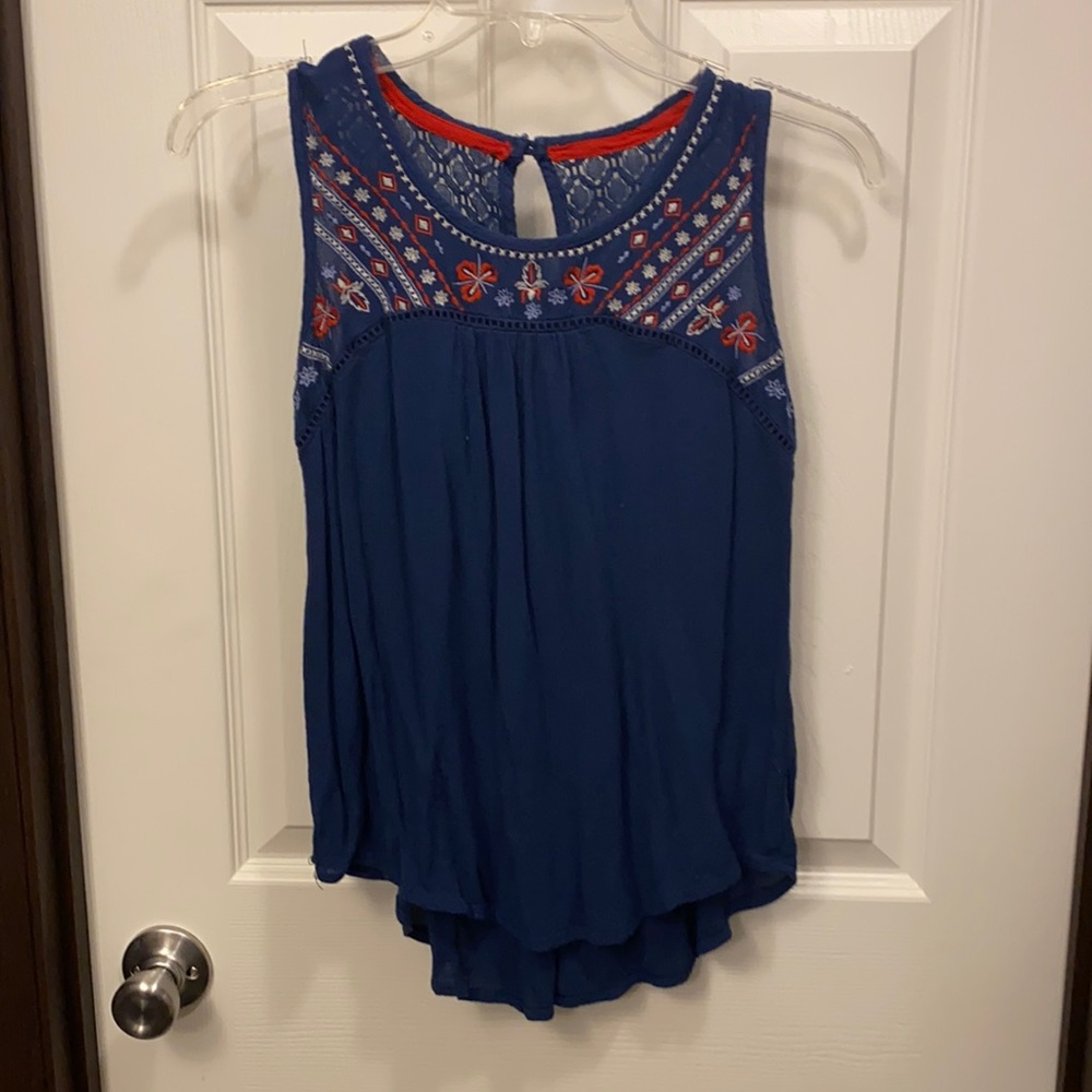 Xhilaration Red White & Blue Tank